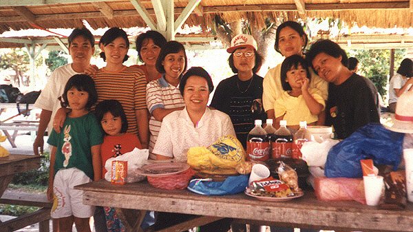 Nina visiting the Philippines, 1998.